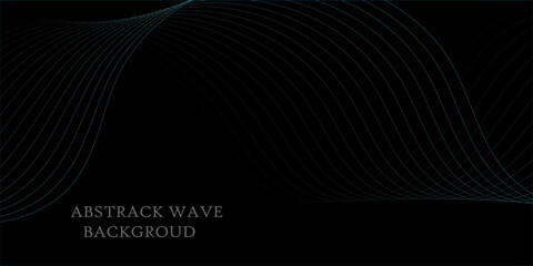 Abstract wave lines dynamic flowing colorful light isolated background. illustration design element in concept of music, party, technology, modern, wallpaper, business card, banner, flyers