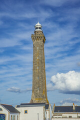 a lighthouse at the coast of france