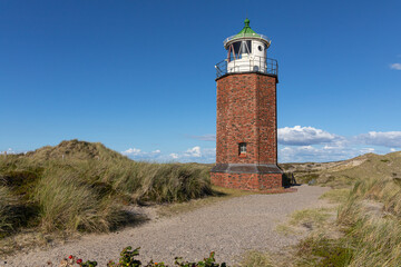 Sylt, Leuchtturm Quermarkenfeuer bei Kampen