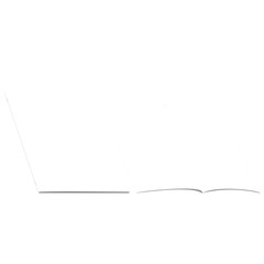 3d rendering illustration of square brochure mockups