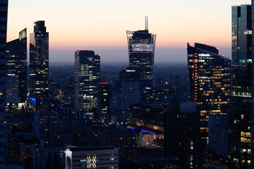 city skyline at night © Maria