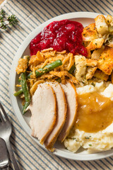 Homemade Thanksgiving Turkey Dinner