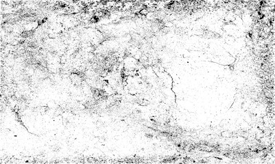 Scratched and Cracked Grunge Urban Background Texture Vector. Dust Overlay Distress Grainy Grungy Effect. Distressed Backdrop Vector Illustration. Isolated Black on White Background. EPS 10. - 543483437