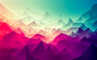 Abstract mountain background