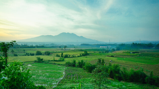 Ungaran Mountain in the morning