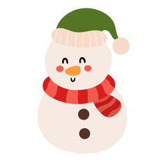 Snow man Icon.