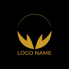 Therapist medical logo vector design, two hand with circle