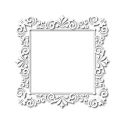 Frame, in the style of an ornament, Vector illustration eps 10, Art.	