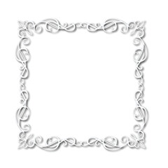 Frame, in the style of an ornament, Vector illustration eps 10, Art.	