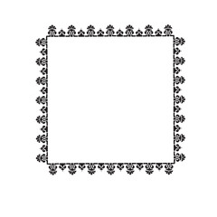Frame, in the style of an ornament, Vector illustration eps 10, Art.	