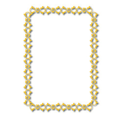 Frame, in the style of an ornament, Vector illustration eps 10, Art.	