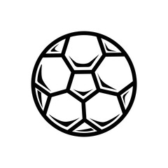Fototapeta premium Football ball icon vector on trendy design