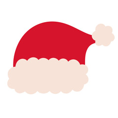 Christmas hat icon cartoon.