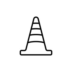 safety cone icon design vector template
