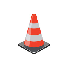 safety cone icon design vector template