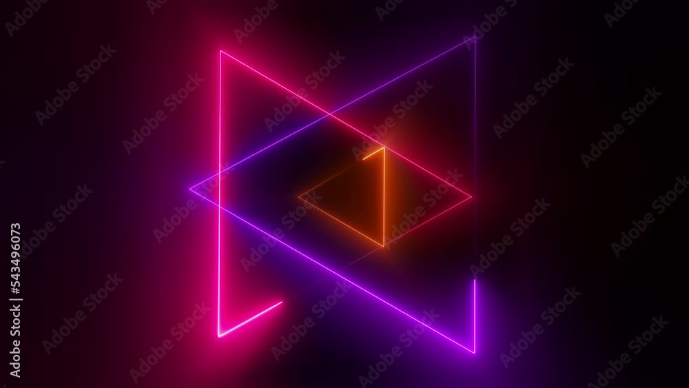 Poster magic neon sign. computer generated 3d render