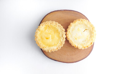 Delicious homemade pie susu or milk pie. Indonesian popular snack