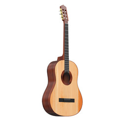 Fototapeta premium 3d rendering illustration of a student classical guitar