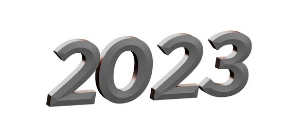 2023 New year change, turn.