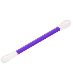 3d rendering illustration of a stylized cotton swab