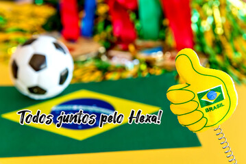 World Cup, items from the brazilian fans
