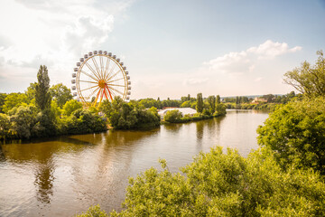 Main river Aschaffenburg, Germany 