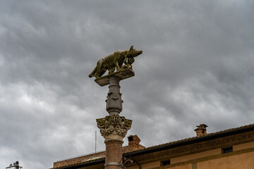 Siena important Unesco medieval city in Italy.