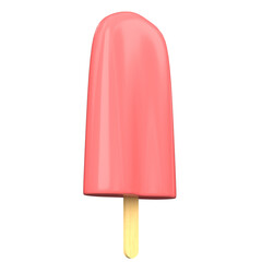 3d rendering illustration of a stylized ice pop