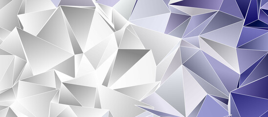 Fototapeta premium Abstract Low-Poly background. triangulated texture. Design 3d. Polygonal geometrical pattern. Triangular modern style