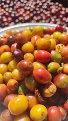 Coffe beans in a market