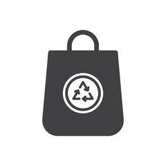 Bag recycle - ecology and recycling icon