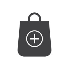 Add Shopping Bag Icon Sign Symbol