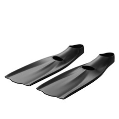 3d rendering illustration of swimming fins