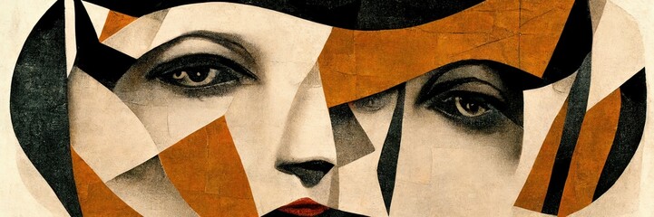 Abstract portraits of Woman