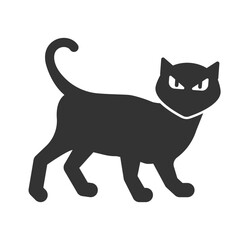 Scary cat icon