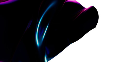 Abstract blue wave pattern, illustration