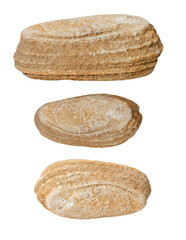 Macro - Collection Rocks isolated on transparent background, (high resolution)