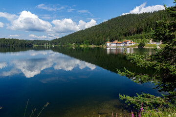 Summer view of Golyam Beglik Reservoir, Bulgaria