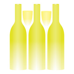 Wine and Glasses Optical Illusion