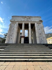 Victory monument. Bolzano. Italy. Italian history and architecture