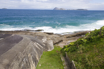 Copacabana Fort in the city of Rio de Janeiro in Brazil
