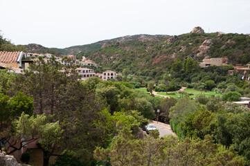 Obraz premium sardinia landscape liscia di vacca