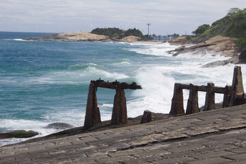 Copacabana Fort in the city of Rio de Janeiro in Brazil