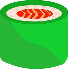 sushi roll japanese food