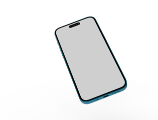 Smartphone. Mobile phone Template. Telephone 3d