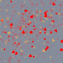 red hearts background