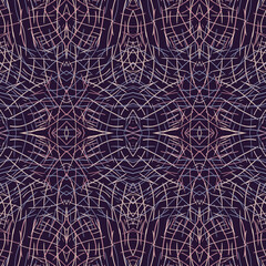 Seamless fractal pattern in vector format for printed fabrics or any other purposes. Every object is grouped base on color so the pattern is editable, tileable and easy to use.