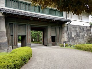 entrance to the temple and garden