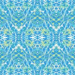 Seamless fractal pattern in vector format for printed fabrics or any other purposes. Every object is grouped base on color so the pattern is editable, tileable and easy to use.