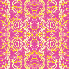 Seamless fractal pattern in vector format for printed fabrics or any other purposes. Every object is grouped base on color so the pattern is editable, tileable and easy to use.